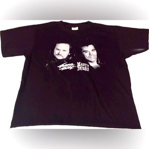Vintage 1996 Travis Tritt & Marty Stuart Double Trouble Tour Womens Crop T-Shirt